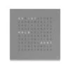 Horloge Qlocktwo Classic 45x45 Cm -Flos Shop horloge qlocktwo classic