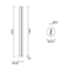 Lampadaire Parallel Tubes - Concept Colour A -Flos Shop lampadaire parallel tubes concept colour a 3