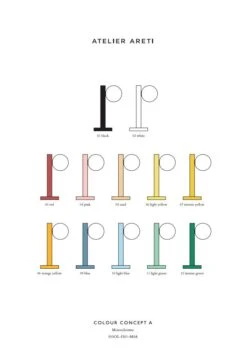 Lampe De Table - Tube With Globes And Cones - Concept Colour A 8 Lampe De Table - Tube With Globes And Cones - Concept Colour A -Flos Shop lampe de table tube with globes and cones 1 2