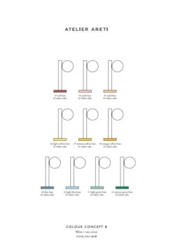 Devant -Flos Shop lampe de table tube with globes and cones 1 9