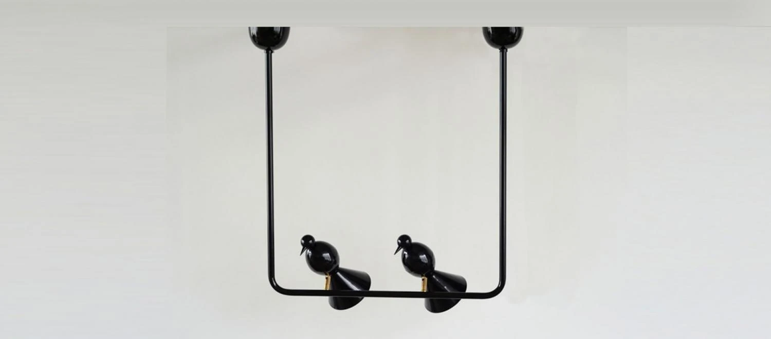 Suspension U - 2 Alouettes Perchées 3 Suspension U - 2 Alouettes Perchées